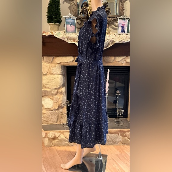 Kate Spade wild rose ruffle wrap dress 14 NWT - Picture 4 of 10